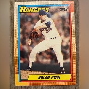1990 Topps #1 Nolan Ryan Texas Rangers HOF